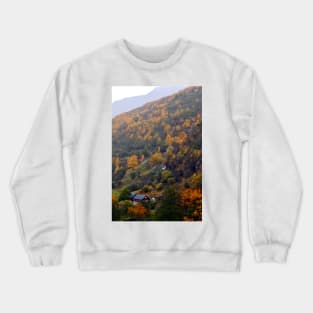 Autumn Trees Flamsdalen Valley Flam Norway Crewneck Sweatshirt